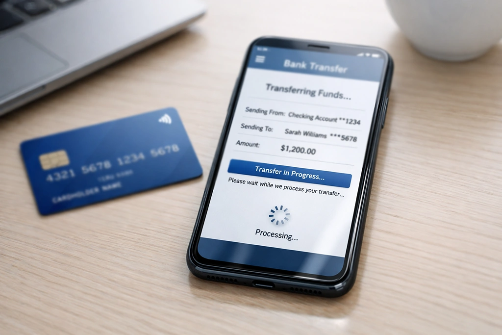 Bankoverboeking als betaalmethode bij online casino's met beveiligde transactie