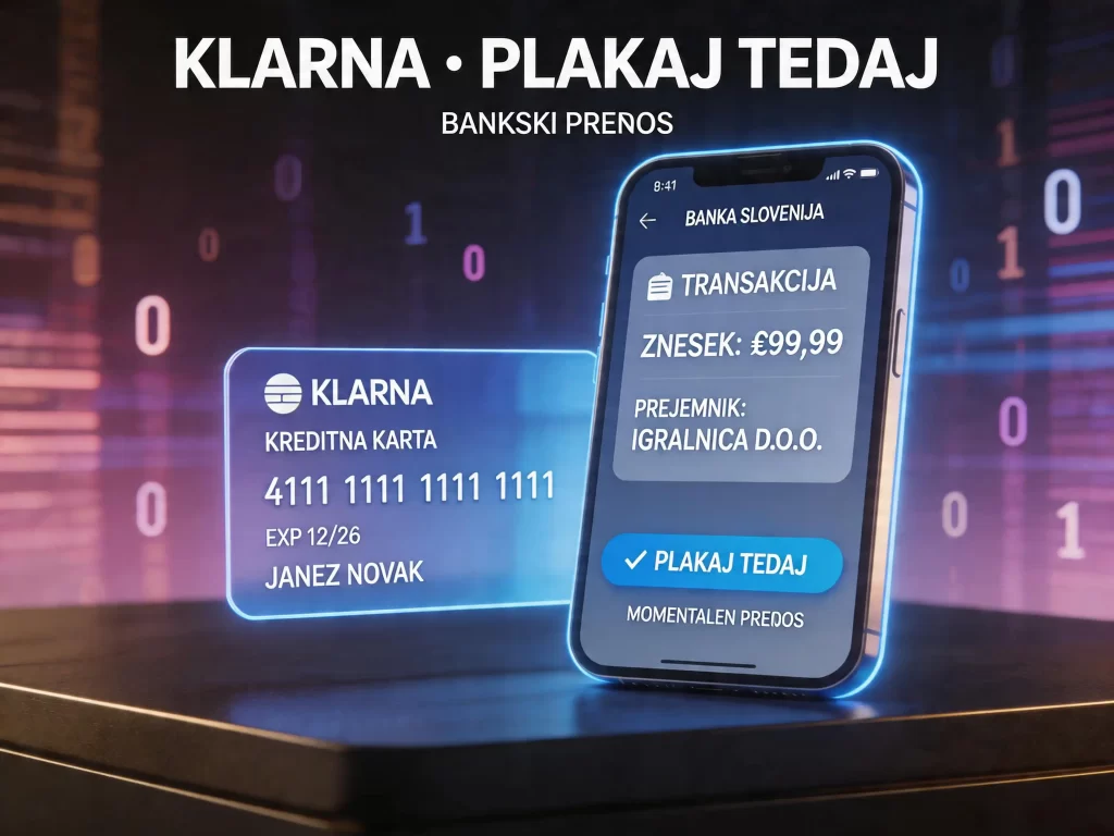 Bancni prenos Klarna Pay Now za spletne igralnice