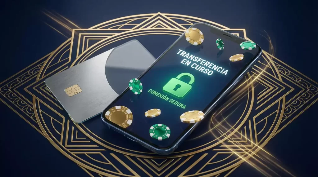 Transferencia bancaria para depósitos y retiros en casinos online con seguridad bancaria