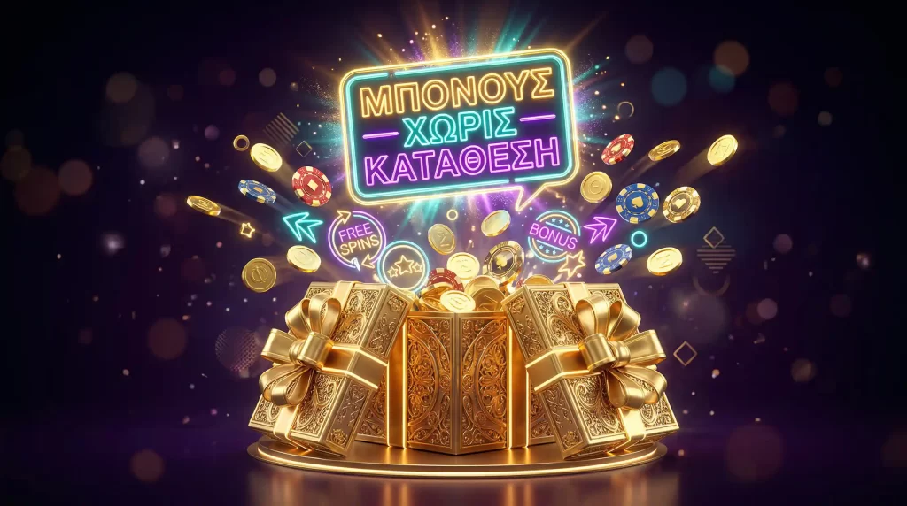 Δωρεάν περιστροφές και μπόνους καζίνο χωρίς κατάθεση με χρυσά νομίσματα